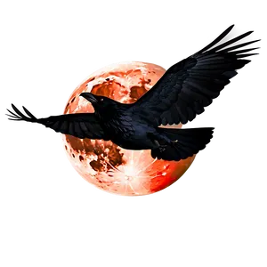 Blood Moon And Raven Png 44 PNG Image