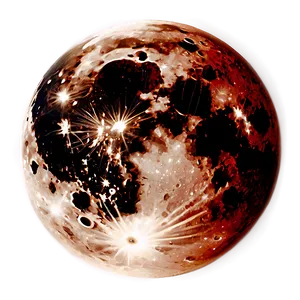 Blood Moon In Dark Sky Png 06112024 PNG Image