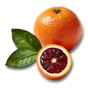 Blood Orange Isolated Png Pur45 PNG Image