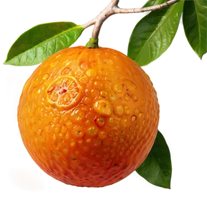 Blood Orange On Branch Png Vbq PNG Image