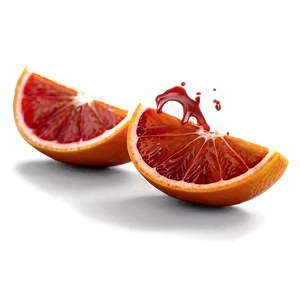 Blood Orange Wedge Png 06252024 PNG Image