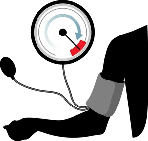 Blood Pressure Measurement Illustration PNG
