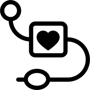 Blood Pressure Monitor Icon PNG Image