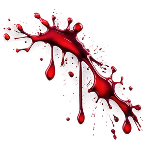 Blood Red Splat Design Png Msk20 PNG Image