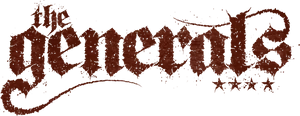 Blood Text The Generals Band Logo PNG Image