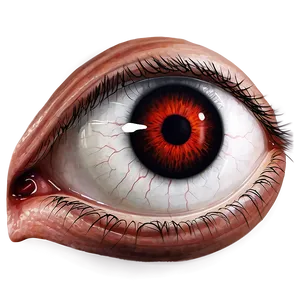 Bloodshot Eye Realistic Drawing Png Ibw PNG Image