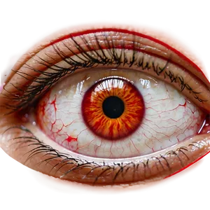 Bloodshot Eye Symptoms Representation Png Qds40 PNG Image