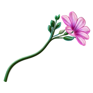 Blooming Flower Stem Png 44 PNG Image