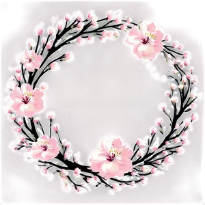 Blossom Circle Png Kmo PNG Image