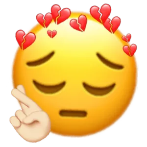 Blowing Kiss Emoji Expression PNG Image