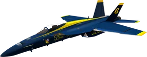 Blue_ Angels_ F18_ Hornet_ Illustration PNG Image