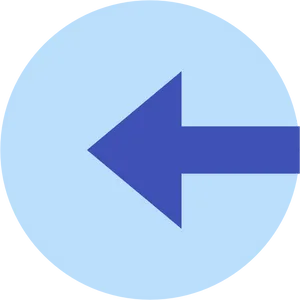 Blue Arrow Login Icon PNG Image