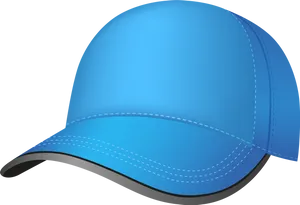 Blue Baseball Cap Vector PNG Image