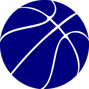Blue_ Basketball_ Vector_ Graphic PNG Image