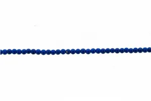 Blue Beads White Background PNG