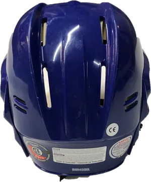 Blue Bicycle Helmet Safety Gear PNG Image