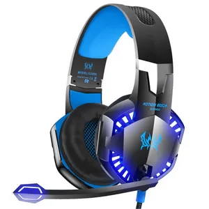 Blue Black Gaming Headset G2000 PNG Image