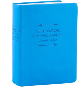 Blue Bookof Mormon Journal Edition PNG Image