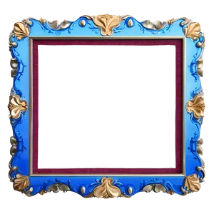 Blue Border Frame For Certificate Png Yeg PNG Image