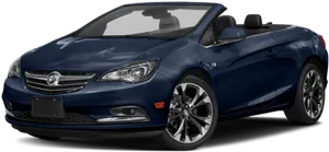 Blue Buick Convertible Car PNG Image