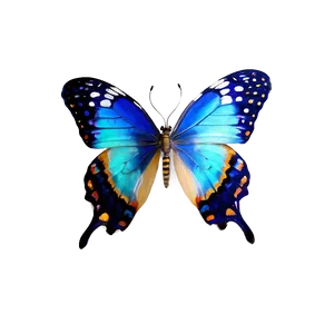 Blue Butterflies Png Sma42 PNG Image