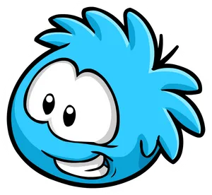 Blue Cartoon Penguin Character PNG Image