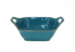 Blue Ceramic Baking Dish PNG Image