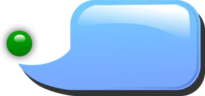 Blue Chat Bubble Icon PNG Image