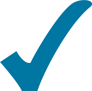 Blue Checkmark Graphic PNG Image