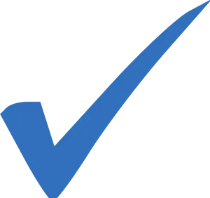 Blue Checkmark Graphic PNG Image