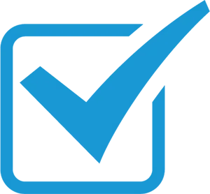 Blue Checkmark Icon PNG Image