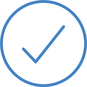 Blue Checkmark Icon PNG Image