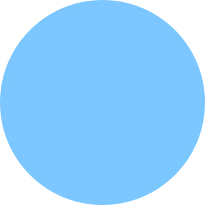 Blue Circle Black Background PNG Image