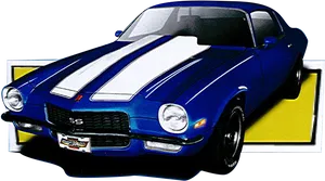 Blue Classic Chevelle S S PNG Image