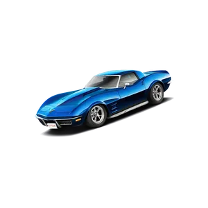 Blue Corvette Png Mcb84 PNG Image