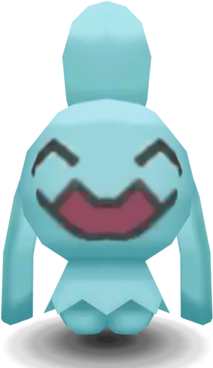 Blue Creature Plush Toy Design PNG Image