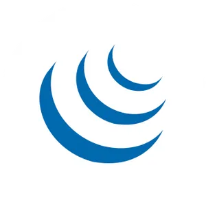 Blue Crescent Design PNG