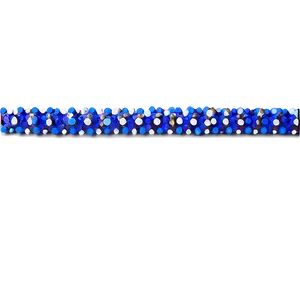 Blue Dotted Border Png Qda PNG Image