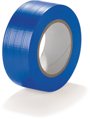 Blue Duct Tape Roll PNG Image