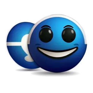 Blue Emoji Expressions Png Auu13 PNG Image