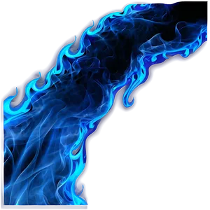 Blue Fire Flames Png Kvh54 PNG Image