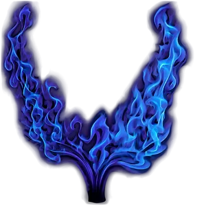 Blue Flames Png 06122024 PNG Image