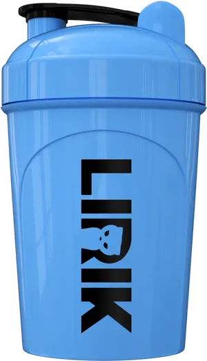 Blue G Fuel Shaker Bottle PNG Image