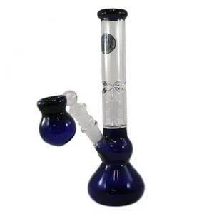 Blue Glass Water Pipe PNG Image