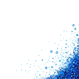 Blue Glitter Border Png Pvt PNG Image