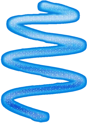 Blue Glitter Swirl Effect PNG Image