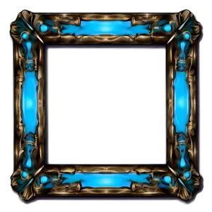 Blue Glow Frame Png Fyh60 PNG Image