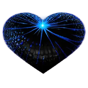 Blue Glow Heart Png Grc38 PNG Image