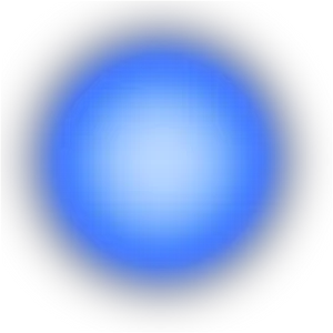 Blue Glowing Light Effect PNG Image