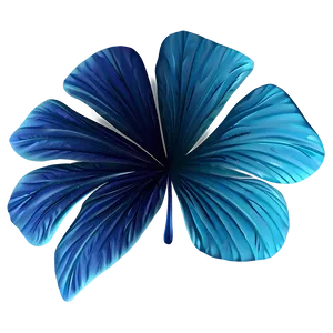 Blue Gradient Floral Png Lou23 PNG Image